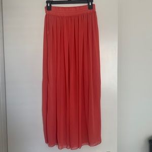 American Apparel sheer high waist skirt